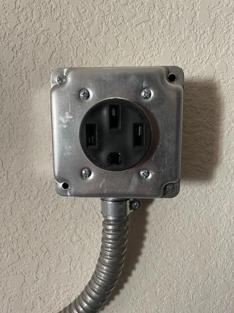 NEMA 14-50 outlet installed for Electrical Panel Upgrade in Culver City