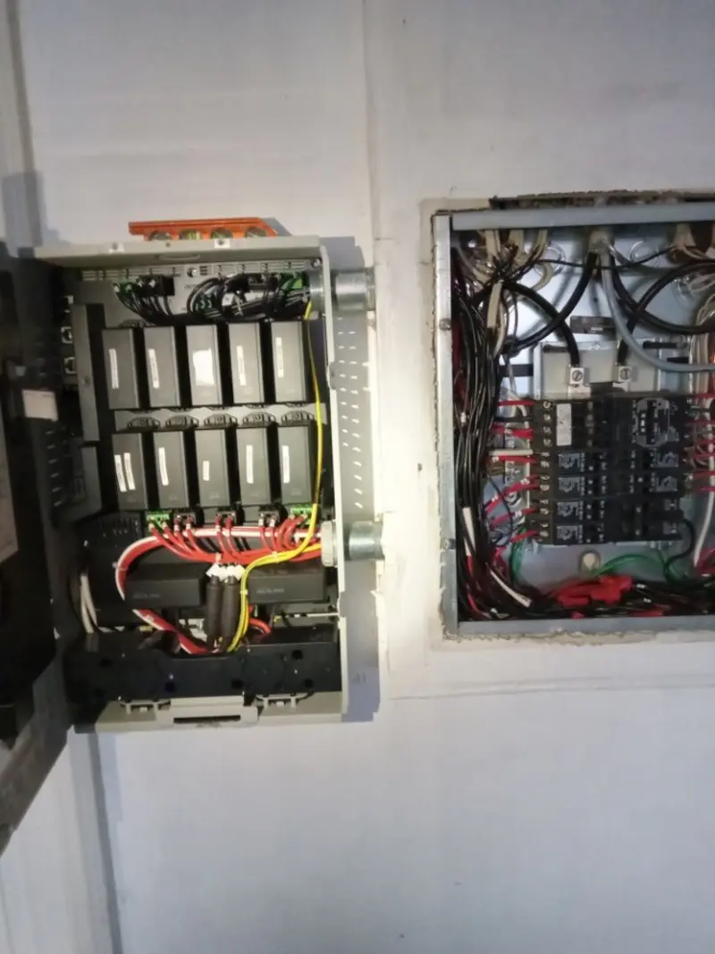 Electrical panel upgrade completed for Security Camera Wiring in Culver City